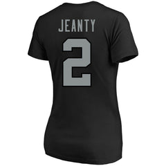 Las Vegas Raiders Ashton Jeanty  Women's Plus Size Name & Number T-Shirt | NFL Hot