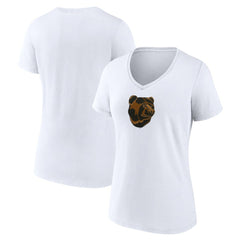 Boston Bruins Women's Primary Logo V-Neck T-Shirt -  NHL T-shirts