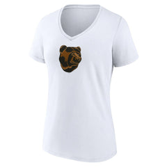 Boston Bruins Women's Primary Logo V-Neck T-Shirt -  NHL T-shirts