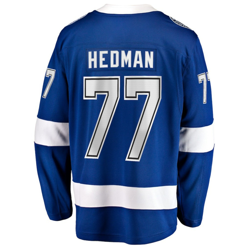 Victor Hedman Tampa Bay Lightning Fanatics Home Captain Patch Breakaway Jersey -  NHL Jerseys