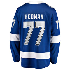 Victor Hedman Tampa Bay Lightning Fanatics Home Captain Patch Breakaway Jersey -  NHL Jerseys