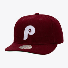Philadelphia Phillies Vintage Fit Melton Wool Adjustable Hat - MLB Hats