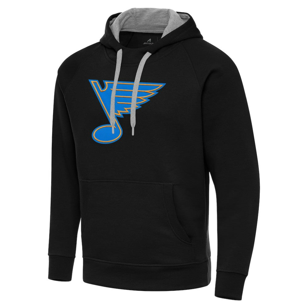 St. Louis Blues Antigua Victory Pullover Hoodie -  NHL Hoodies