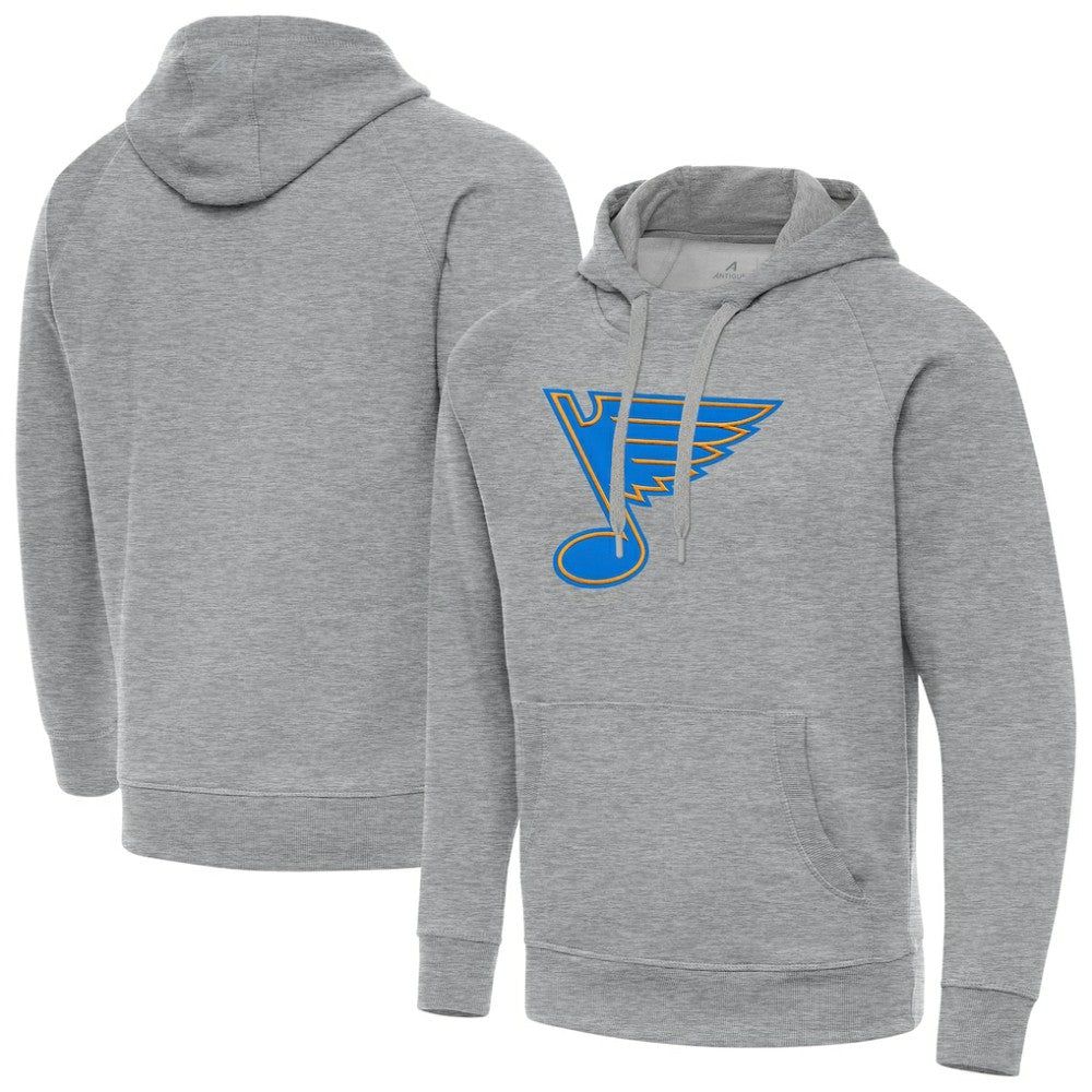 St. Louis Blues Antigua Victory Pullover Hoodie -  NHL Hoodies