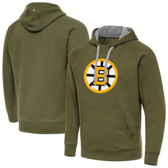 Boston Bruins Antigua Victory Pullover Hoodie -  NHL Hoodies