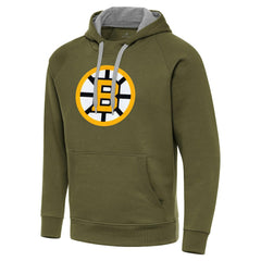 Boston Bruins Antigua Victory Pullover Hoodie -  NHL Hoodies