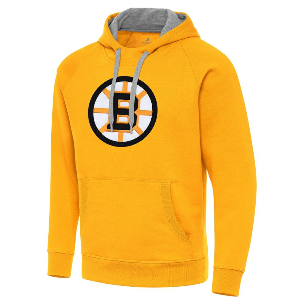 Boston Bruins Antigua Victory Pullover Hoodie -  NHL Hoodies