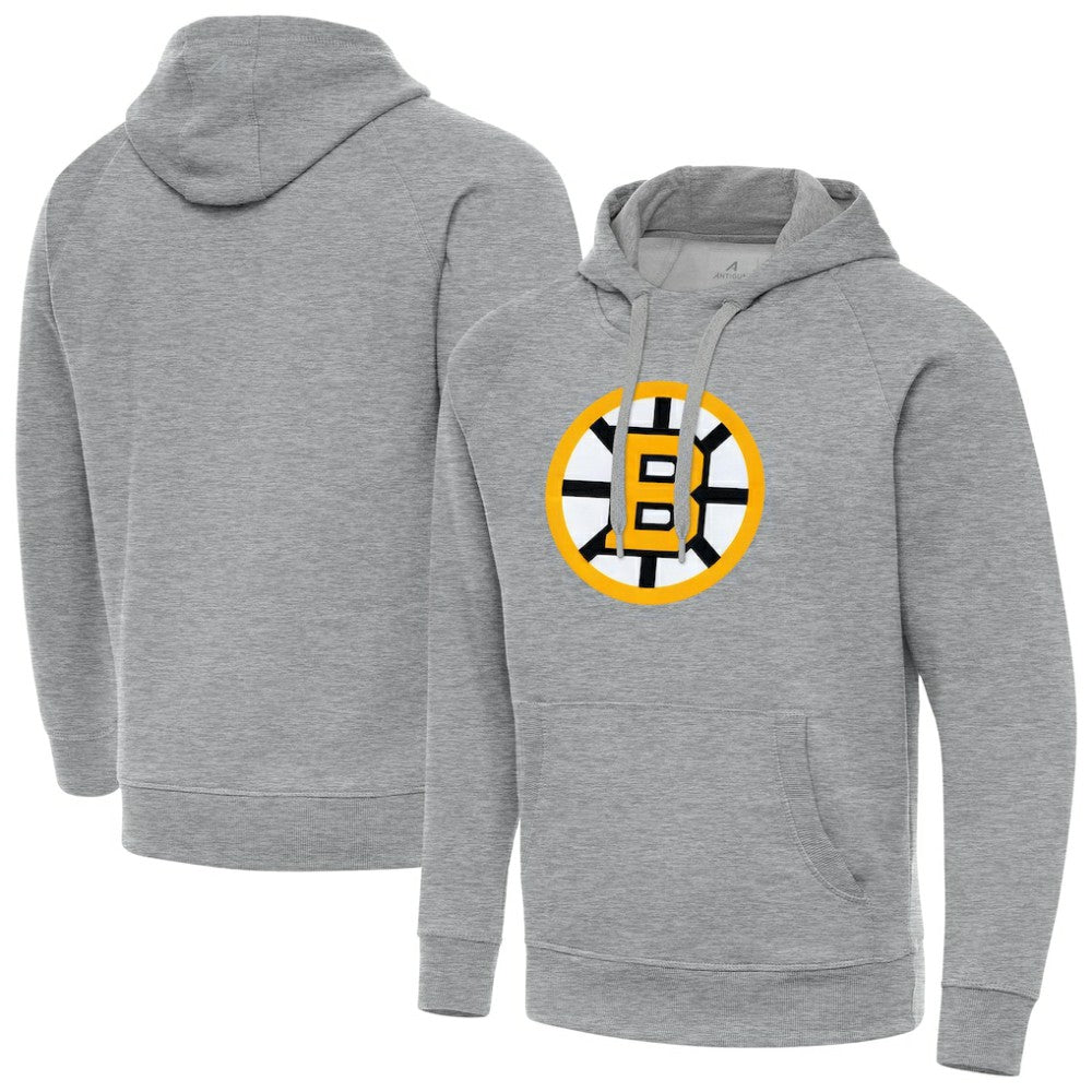 Boston Bruins Antigua Victory Pullover Hoodie -  NHL Hoodies