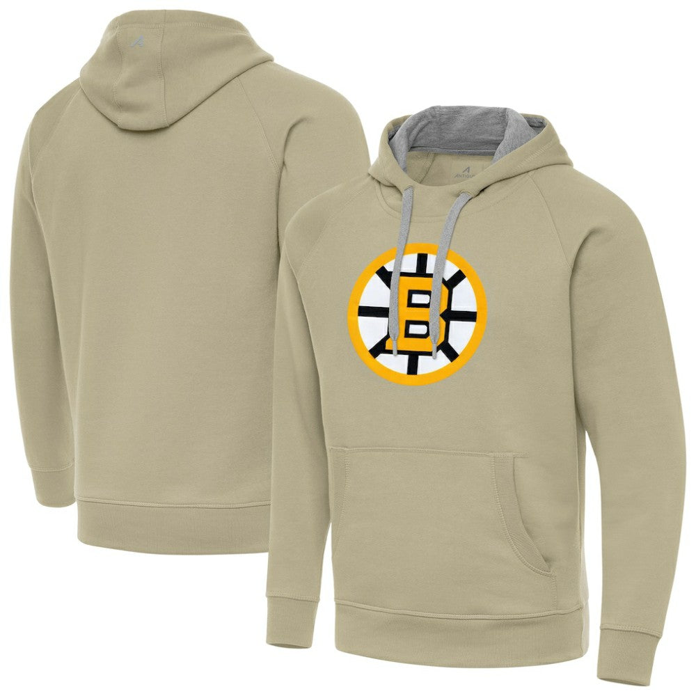 Boston Bruins Antigua Victory Pullover Hoodie -  NHL Hoodies