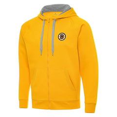 Boston Bruins Antigua Victory Full-Zip Hoodie -  NHL Hoodies