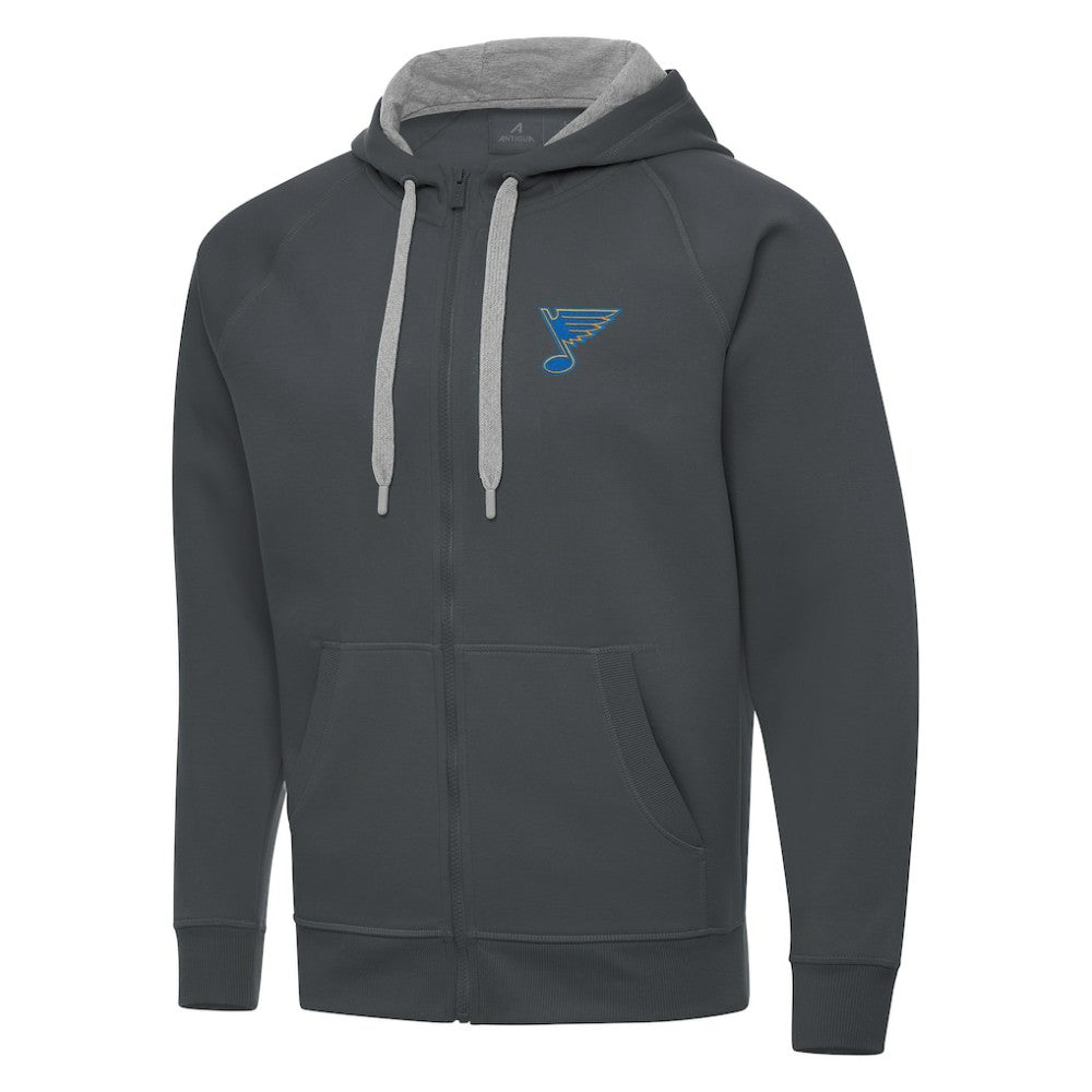 St. Louis Blues Antigua Victory Full-Zip Hoodie -  NHL Hoodies