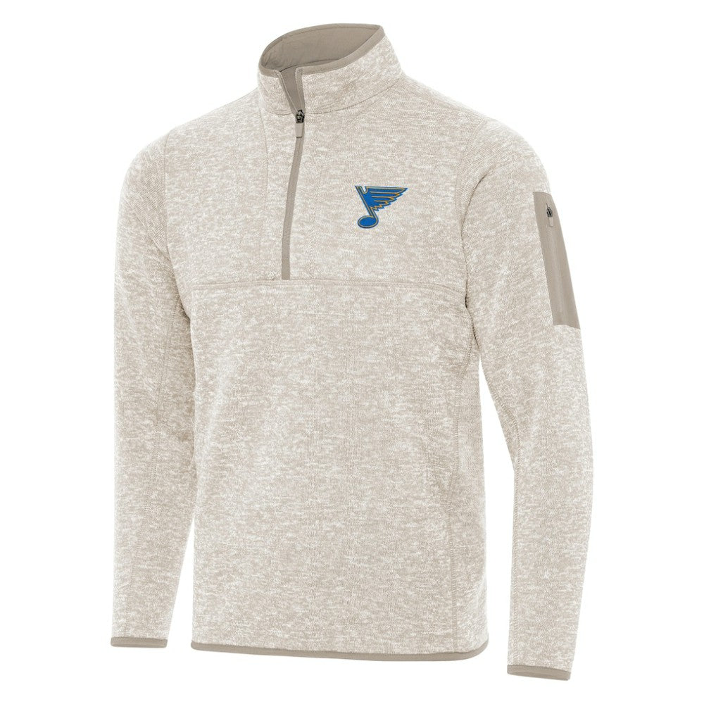 St. Louis Blues Antigua Fortune Quarter-Zip Pullover Jacket -  NHL Pullover
