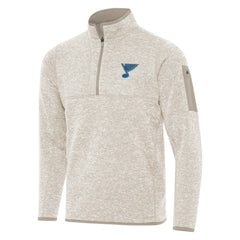 St. Louis Blues Antigua Fortune Quarter-Zip Pullover Jacket -  NHL Pullover