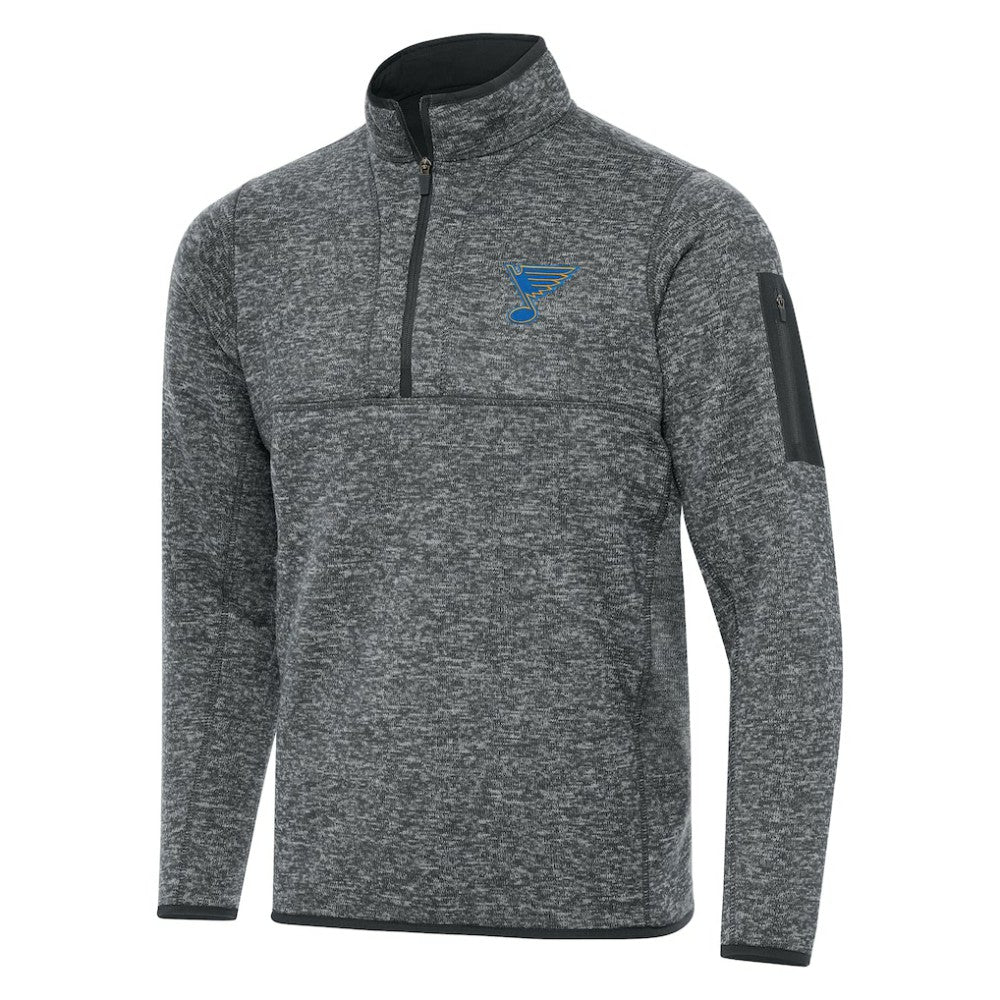 St. Louis Blues Antigua Fortune Quarter-Zip Pullover Jacket -  NHL Pullover