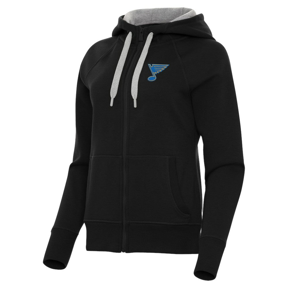 St. Louis Blues Antigua Women's Victory Full-Zip Hoodie -  NHL Hoodies