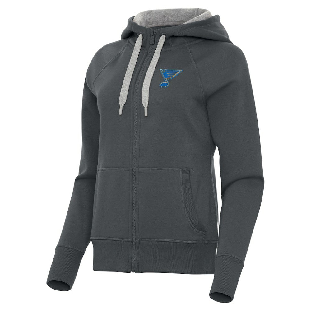 St. Louis Blues Antigua Women's Victory Full-Zip Hoodie -  NHL Hoodies