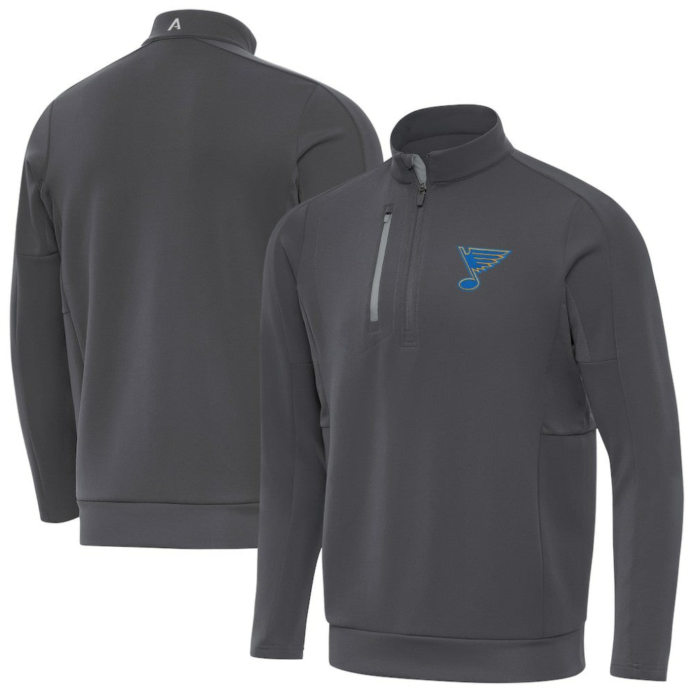 St. Louis Blues Antigua Generation Quarter-Zip Pullover Top -  NHL Pullover