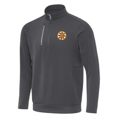 Boston Bruins Antigua Generation Quarter-Zip Pullover Top -  NHL Pullover