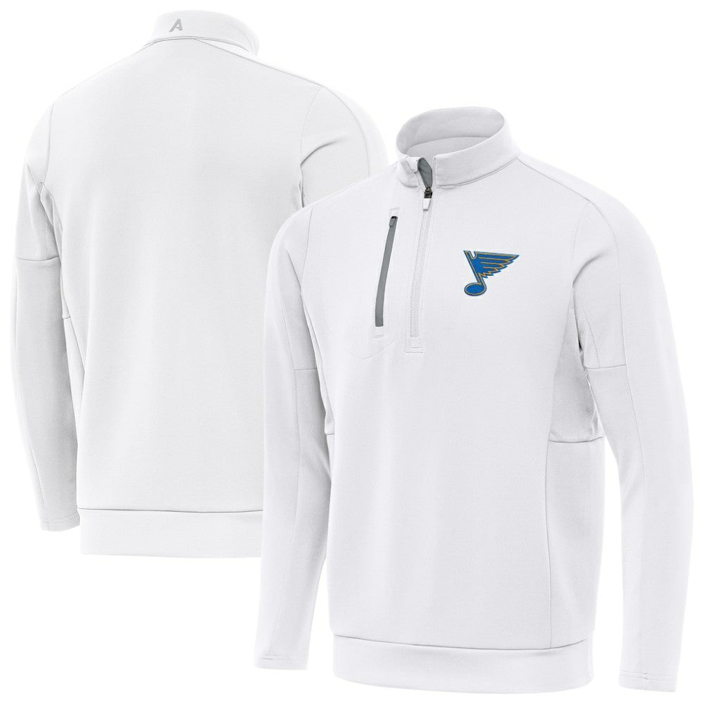 St. Louis Blues Antigua Generation Quarter-Zip Pullover Top -  NHL Pullover