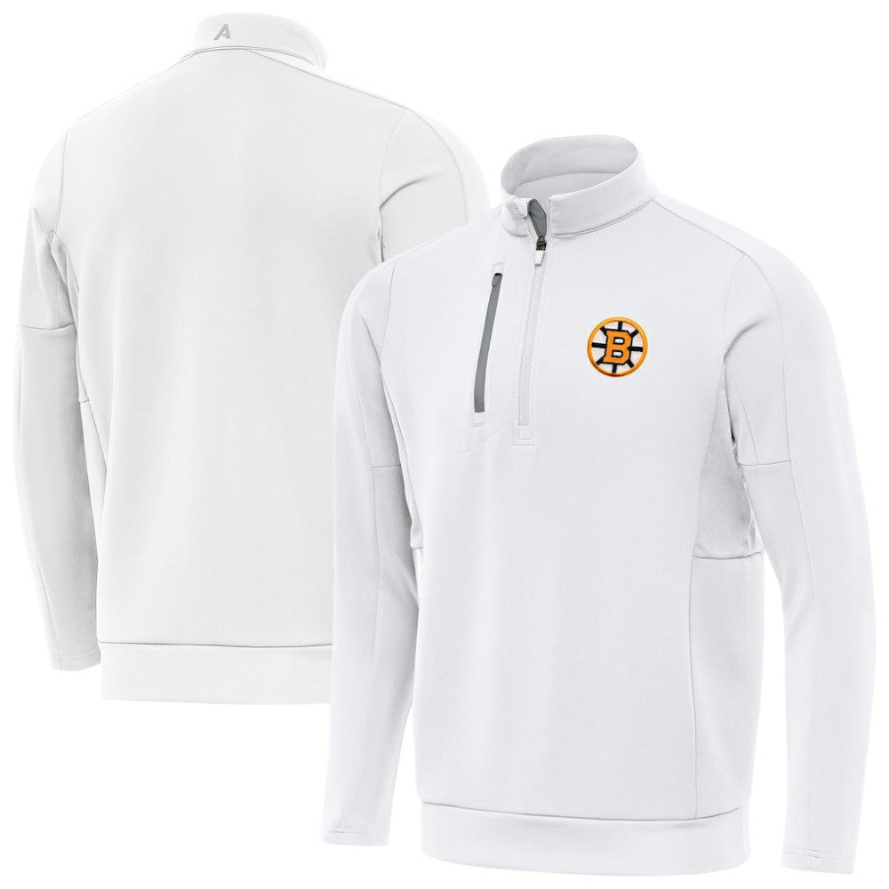 Boston Bruins Antigua Generation Quarter-Zip Pullover Top -  NHL Pullover