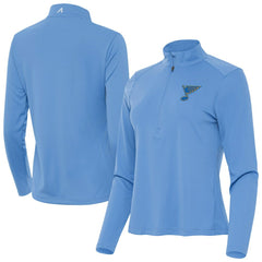 St. Louis Blues Antigua Women's Tribute Half-Zip Pullover -  NHL Pullover