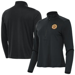 Boston Bruins Antigua Women's Tribute Half-Zip Pullover -  NHL Pullover