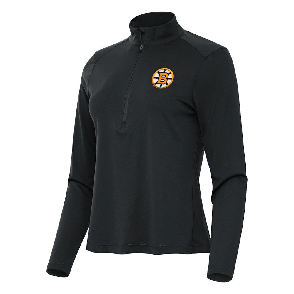 Boston Bruins Antigua Women's Tribute Half-Zip Pullover -  NHL Pullover