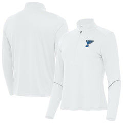 St. Louis Blues Antigua Women's Tribute Half-Zip Pullover -  NHL Pullover