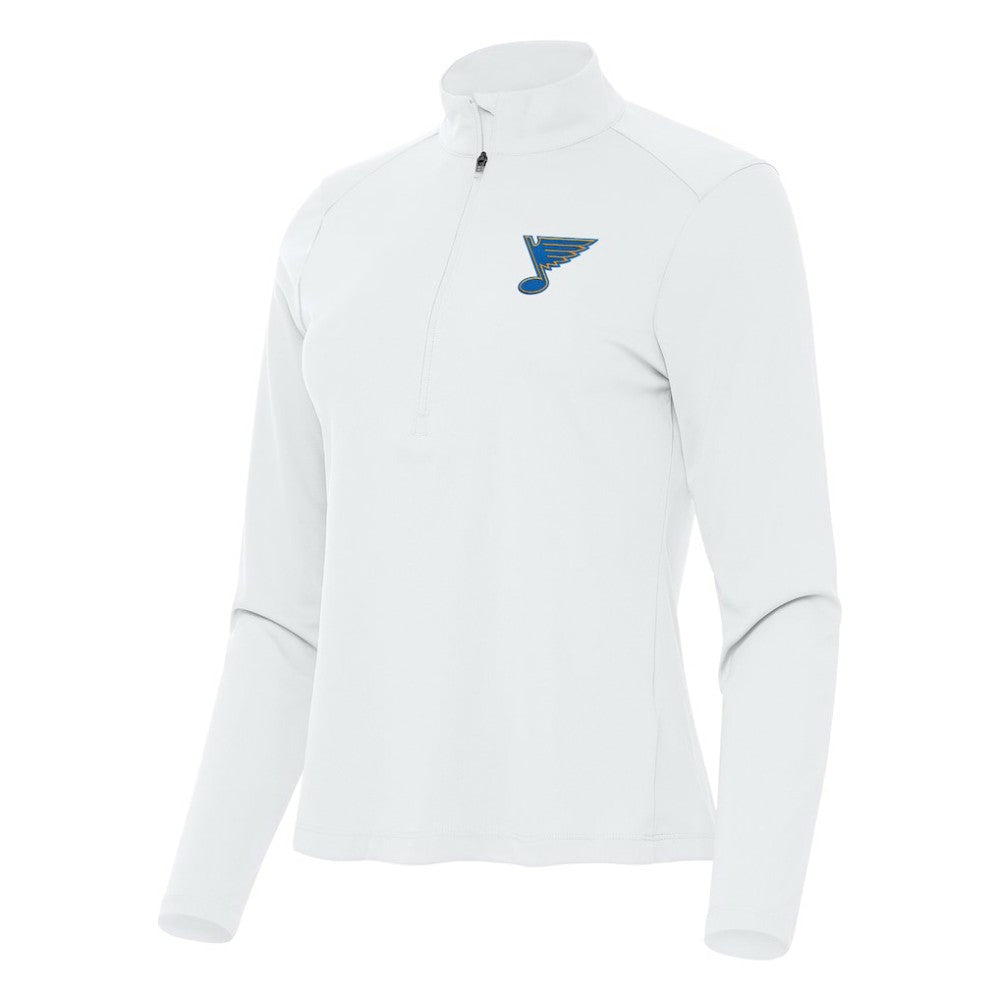 St. Louis Blues Antigua Women's Tribute Half-Zip Pullover -  NHL Pullover