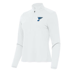 St. Louis Blues Antigua Women's Tribute Half-Zip Pullover -  NHL Pullover