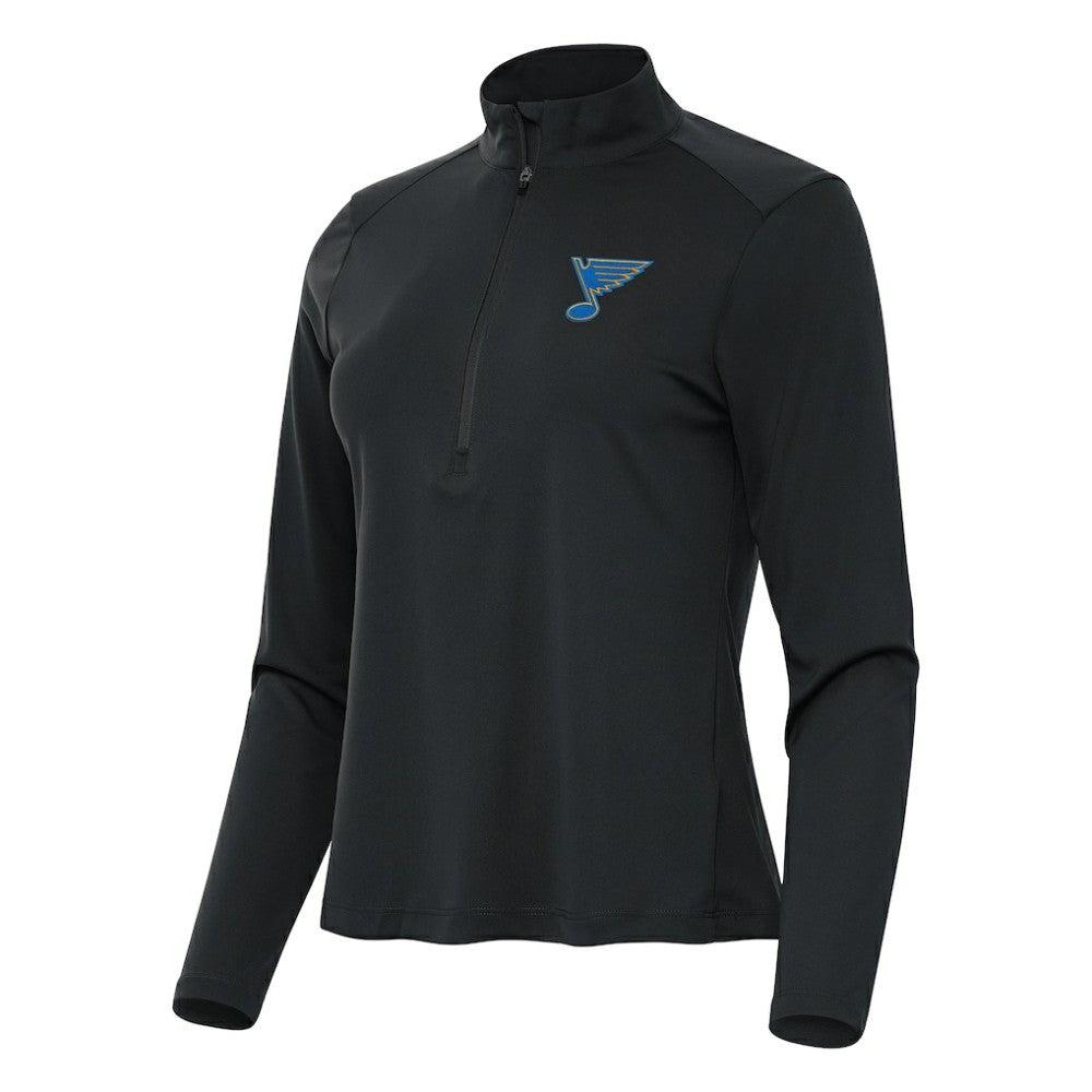 St. Louis Blues Antigua Women's Tribute Half-Zip Pullover -  NHL Pullover