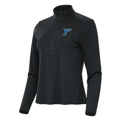 St. Louis Blues Antigua Women's Tribute Half-Zip Pullover -  NHL Pullover