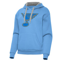 St. Louis Blues Antigua Women's Victory Pullover Hoodie -  NHL Hoodies