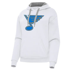 St. Louis Blues Antigua Women's Victory Pullover Hoodie -  NHL Hoodies