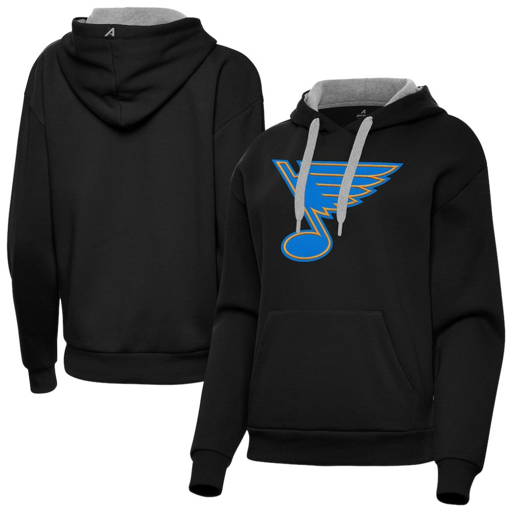 St. Louis Blues Antigua Women's Victory Pullover Hoodie -  NHL Hoodies