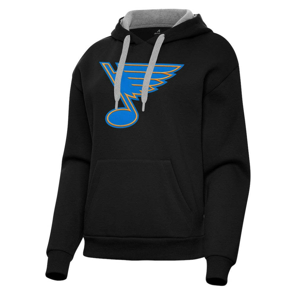 St. Louis Blues Antigua Women's Victory Pullover Hoodie -  NHL Hoodies