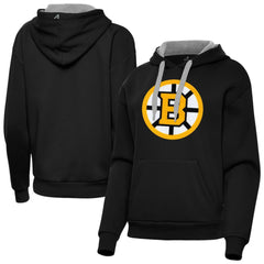 Boston Bruins Antigua Women's Victory Pullover Hoodie -  NHL Hoodies