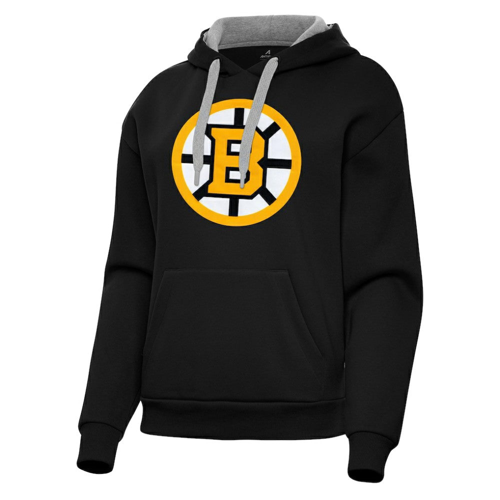 Boston Bruins Antigua Women's Victory Pullover Hoodie -  NHL Hoodies