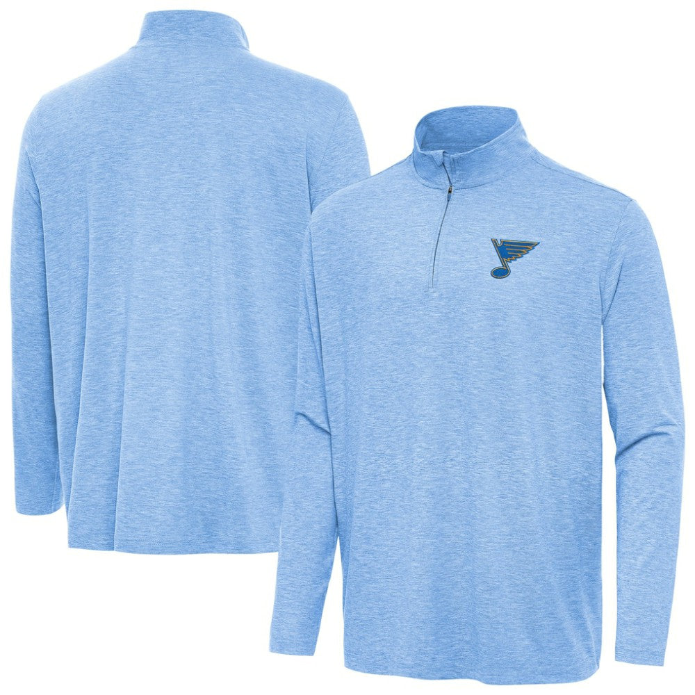 St. Louis Blues Antigua Hunk Lightweight Quarter-Zip Pullover -  NHL Pullover