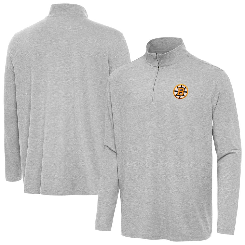 Boston Bruins Antigua Hunk Lightweight Quarter-Zip Pullover -  NHL Pullover