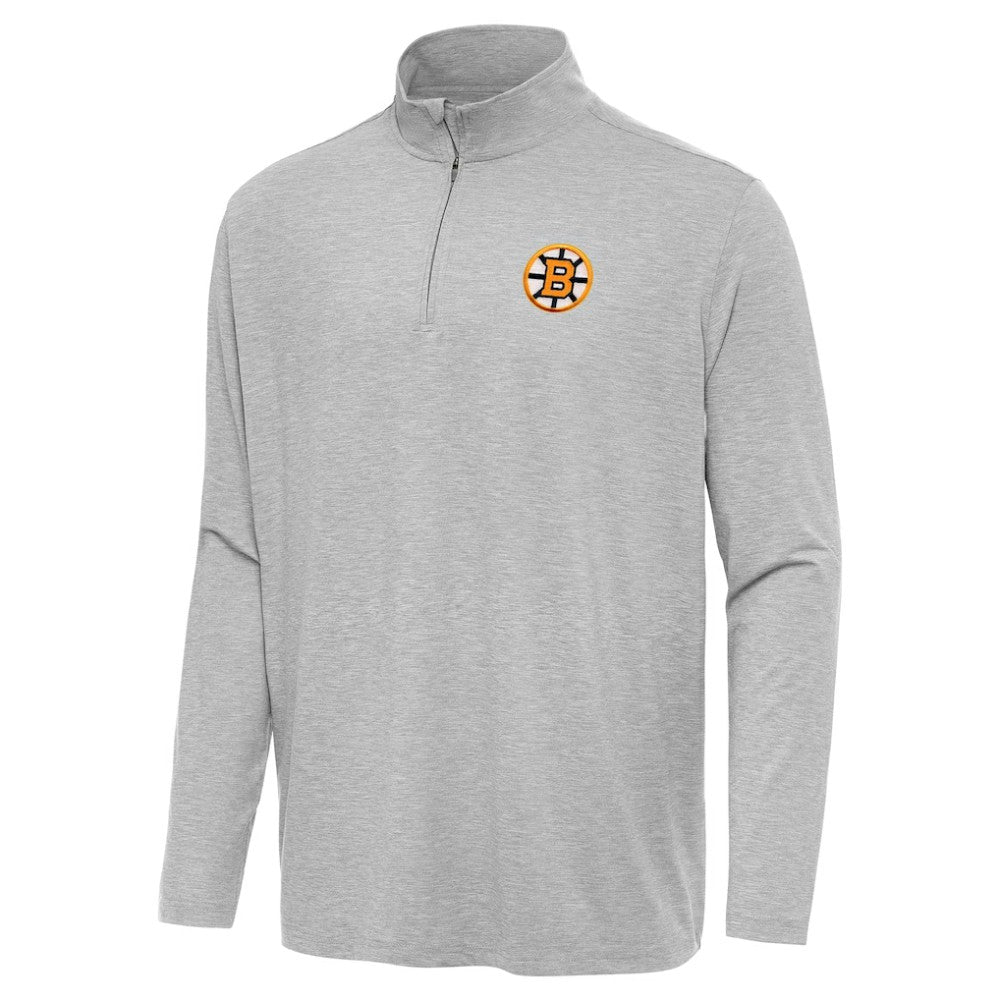Boston Bruins Antigua Hunk Lightweight Quarter-Zip Pullover -  NHL Pullover