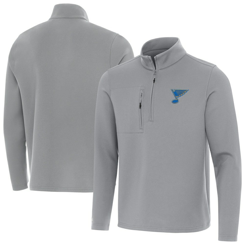 St. Louis Blues Antigua Insider Quarter-Zip Pullover -  NHL Pullover