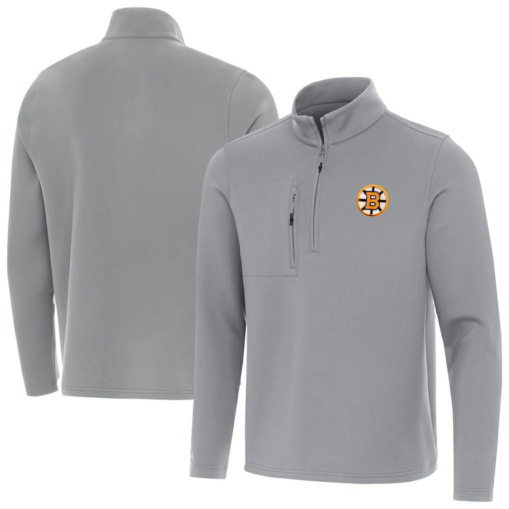 Boston Bruins Antigua Insider Quarter-Zip Pullover -  NHL Pullover