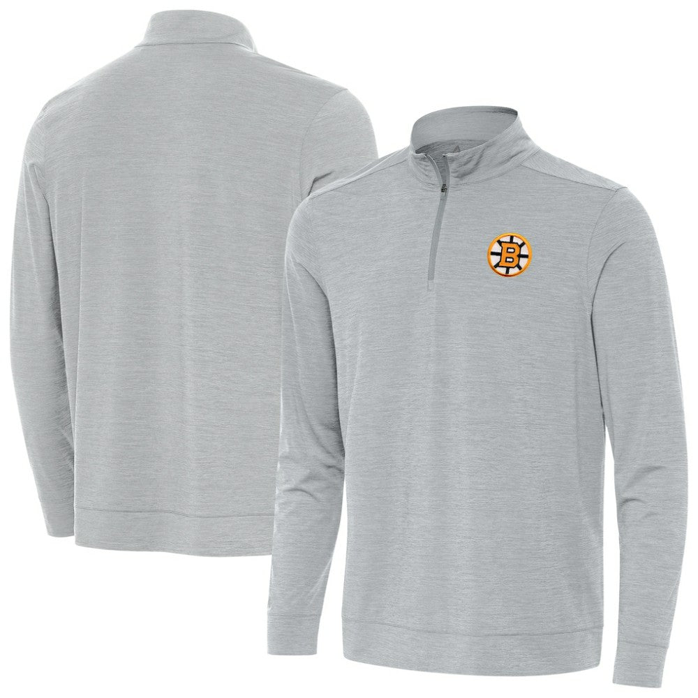 Boston Bruins Antigua Bright Quarter-Zip Pullover -  NHL Pullover
