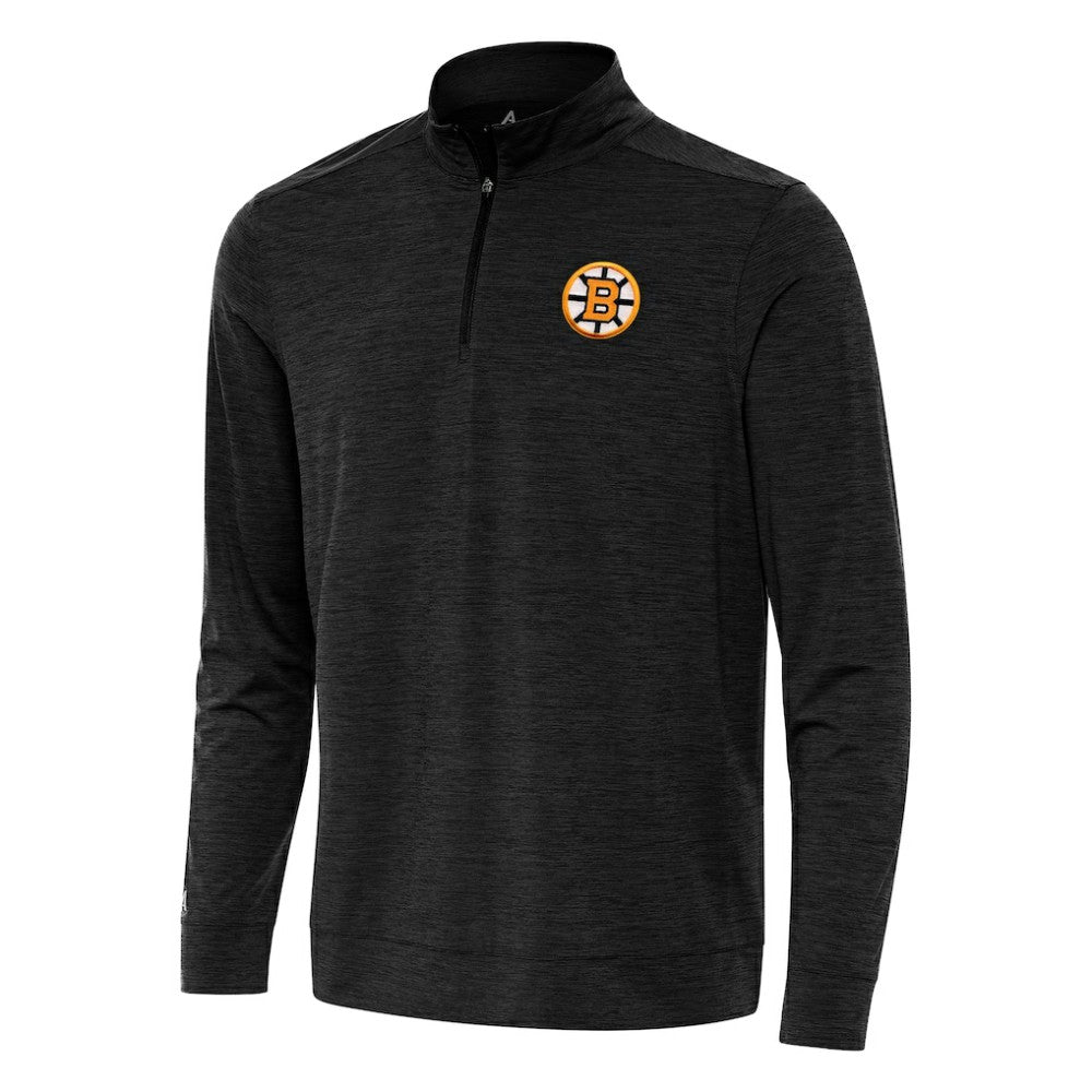 Boston Bruins Antigua Bright Quarter-Zip Pullover -  NHL Pullover