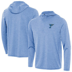 St. Louis Blues Antigua Tidy Quarter-Zip Hoodie -  NHL Hoodies