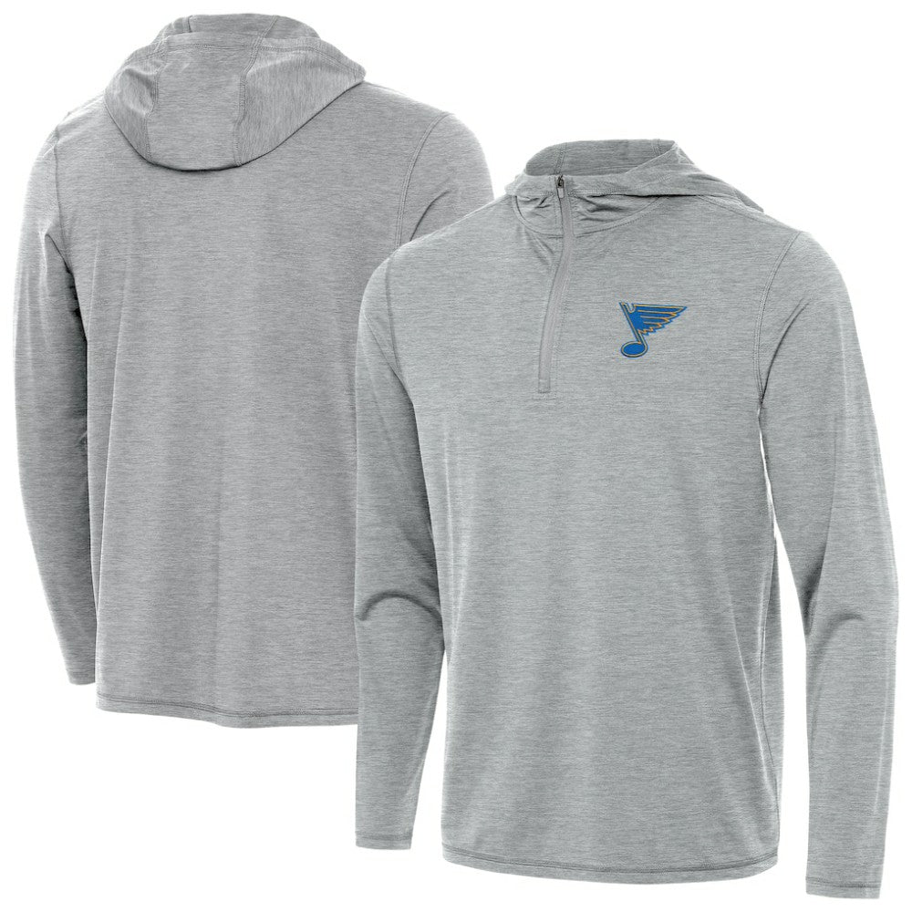 St. Louis Blues Antigua Tidy Quarter-Zip Hoodie -  NHL Hoodies