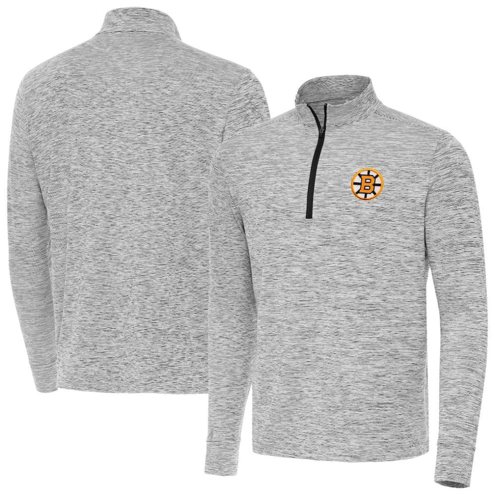 Boston Bruins Antigua Cause Quarter-Zip Jacket -  NHL Jackets