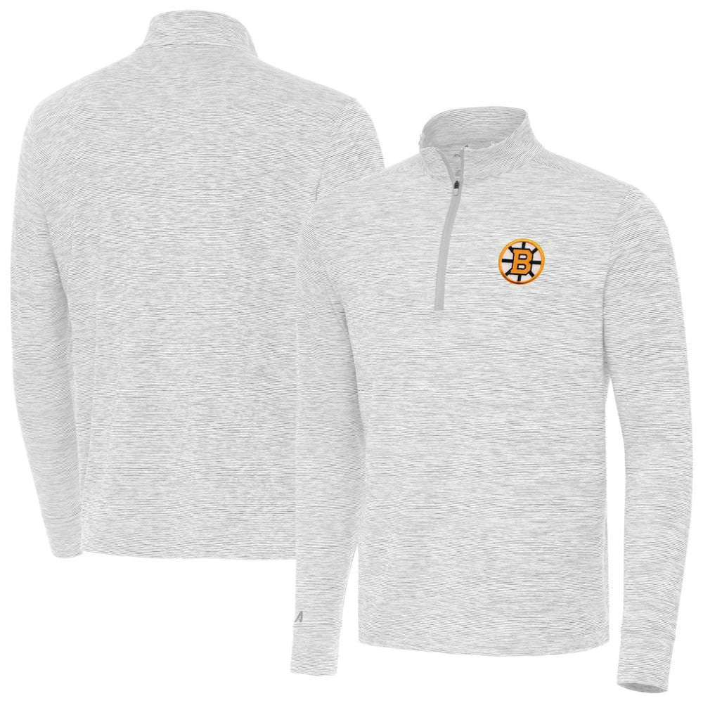 Boston Bruins Antigua Cause Quarter-Zip Jacket -  NHL Jackets