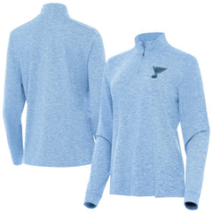 St. Louis Blues Antigua Mentor Long Sleeve Quarter-Zip Mock Polo -  NHL